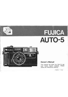 Fujifilm Auto 5 manual. Camera Instructions.